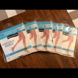 No Nonsense Essential Basics Knee Highs (5) NEW